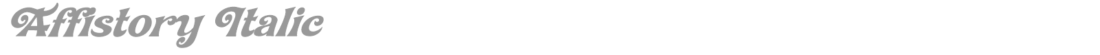 Affistory font preview